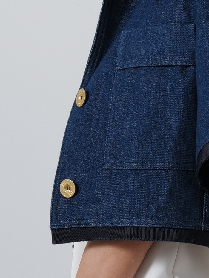 Veste courte - bleu rodéo - Patou