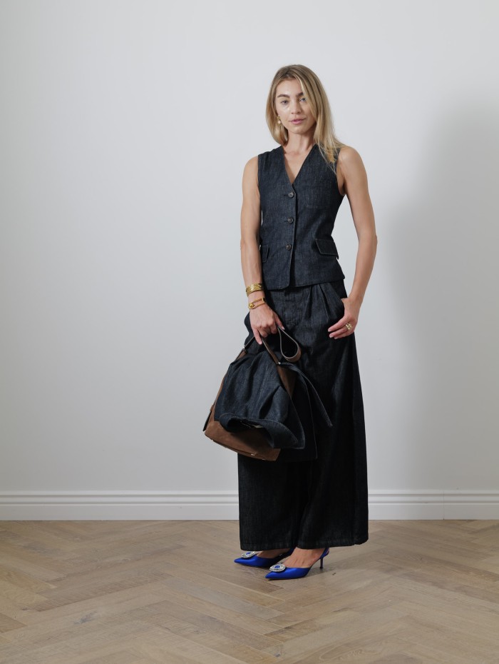 Gilet en denim - Cinzia - Max Mara - Mademoiselle Pearl
