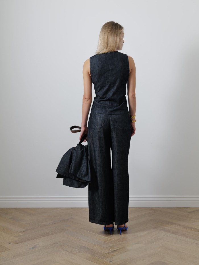 Gilet en denim - Cinzia - Max Mara - Mademoiselle Pearl