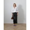 Blouse bouffante - coton blanc - patou