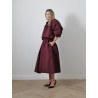 Jupe midi asymétrique - vigne - patou