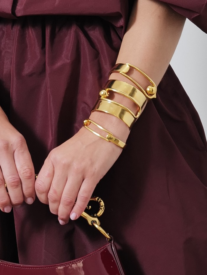 Bracelet Boucle - Or - Maison Goossens - Mademoiselle Pearl