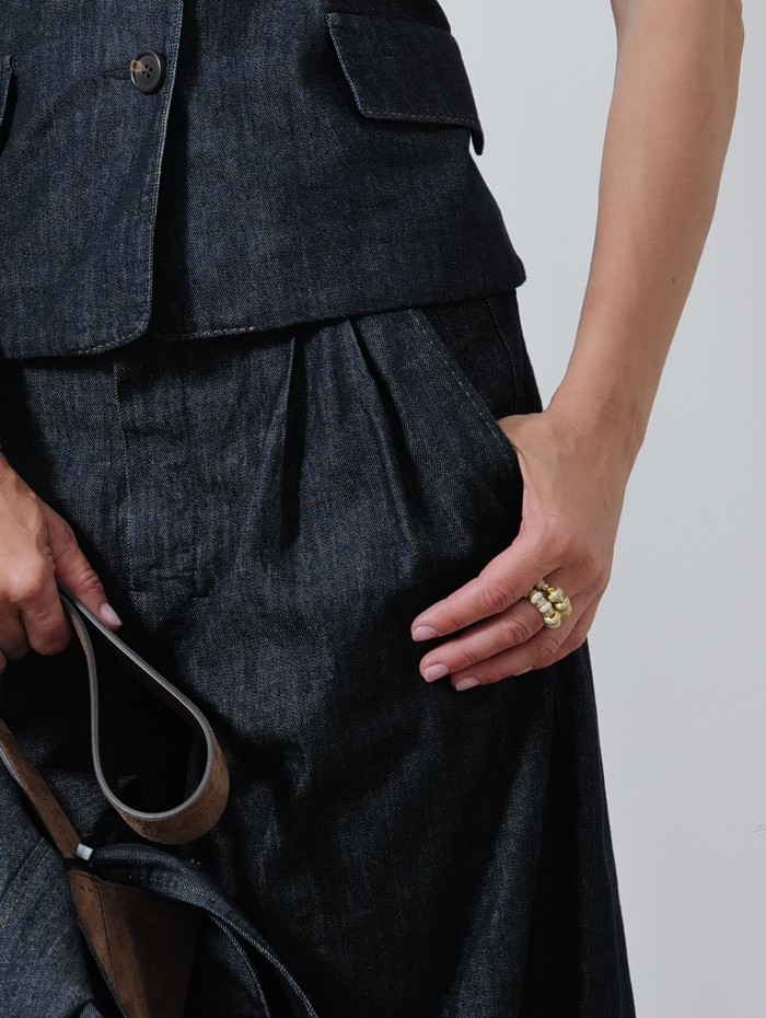 Pantalon en denim - Luis - Max Mara - Mademoiselle Pearl