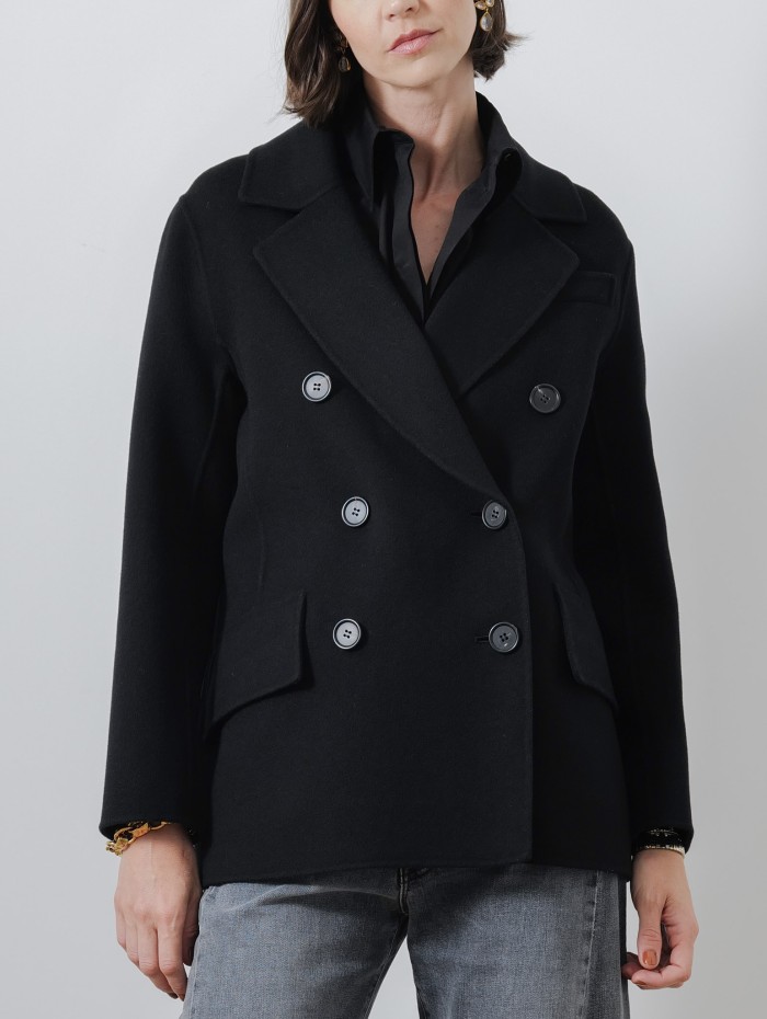 Manteau en laine noir - Lukas - Max Mara