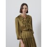 Blouse volants - Rouen silk ruffle front - Ulla johnson