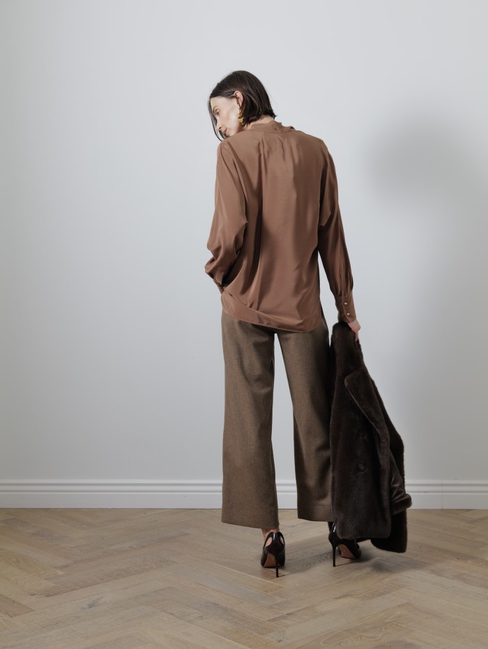 Pantalon tissu saxony - Livio - Max Mara