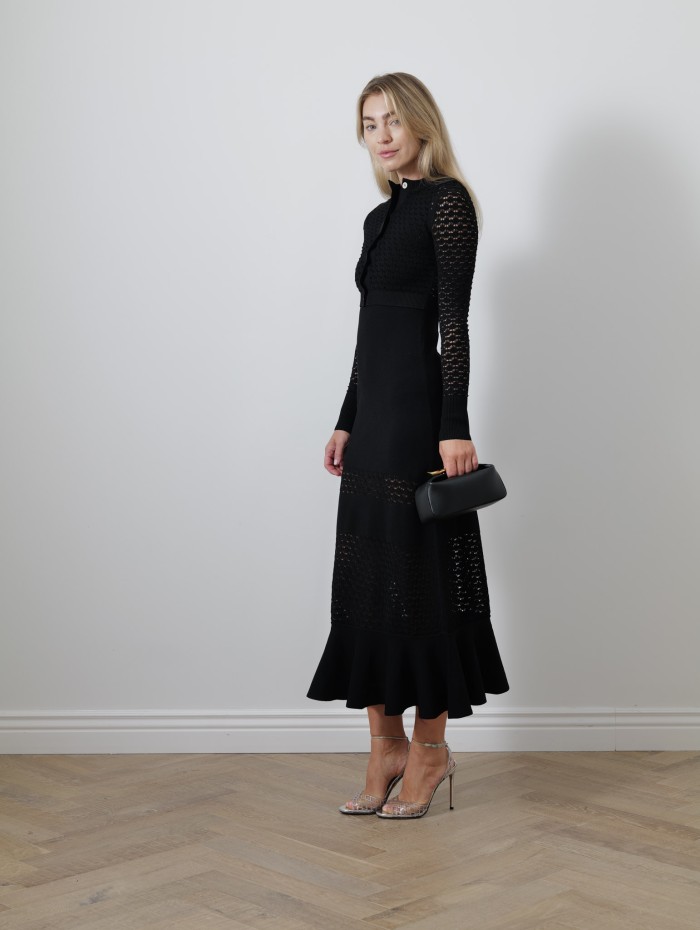 Cardigan - Mailles ajourées - Lanvin