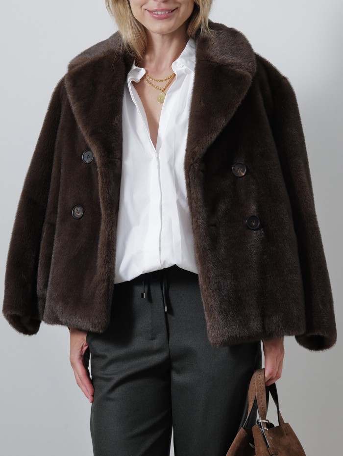 Manteau fausse fourrure - Laura - Max Mara