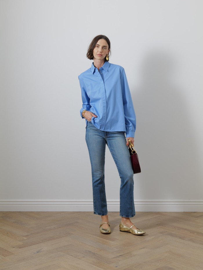 Chemise bleu - Loulou - Andrea Lev