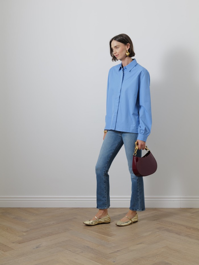 Chemise bleu - Loulou - Andrea Lev