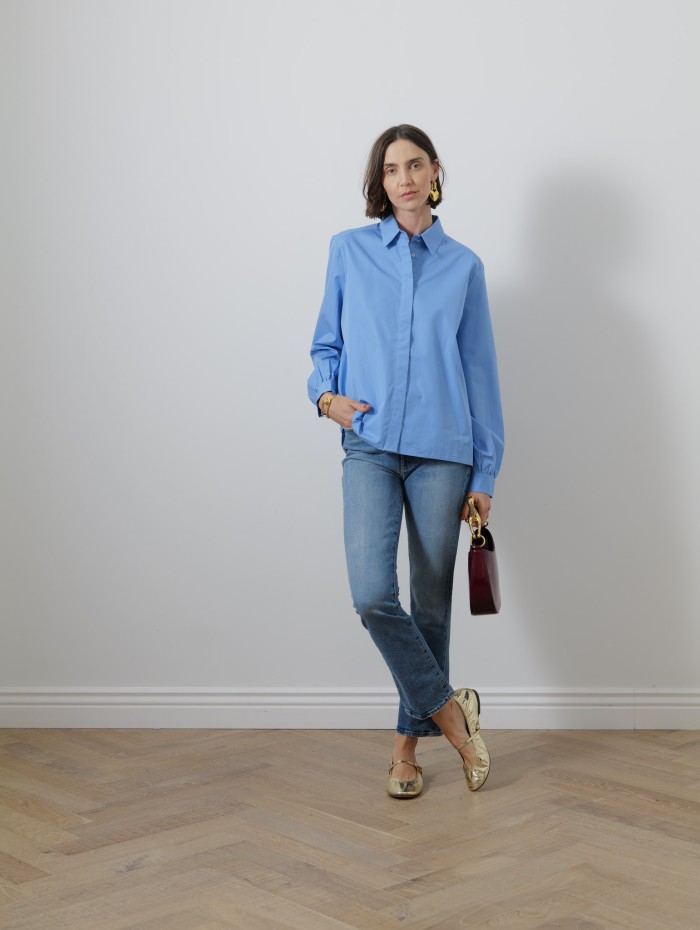 Chemise bleu - Loulou - Andrea Lev