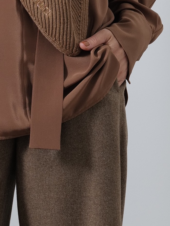 Pantalon tissu saxony - Livio - Max Mara