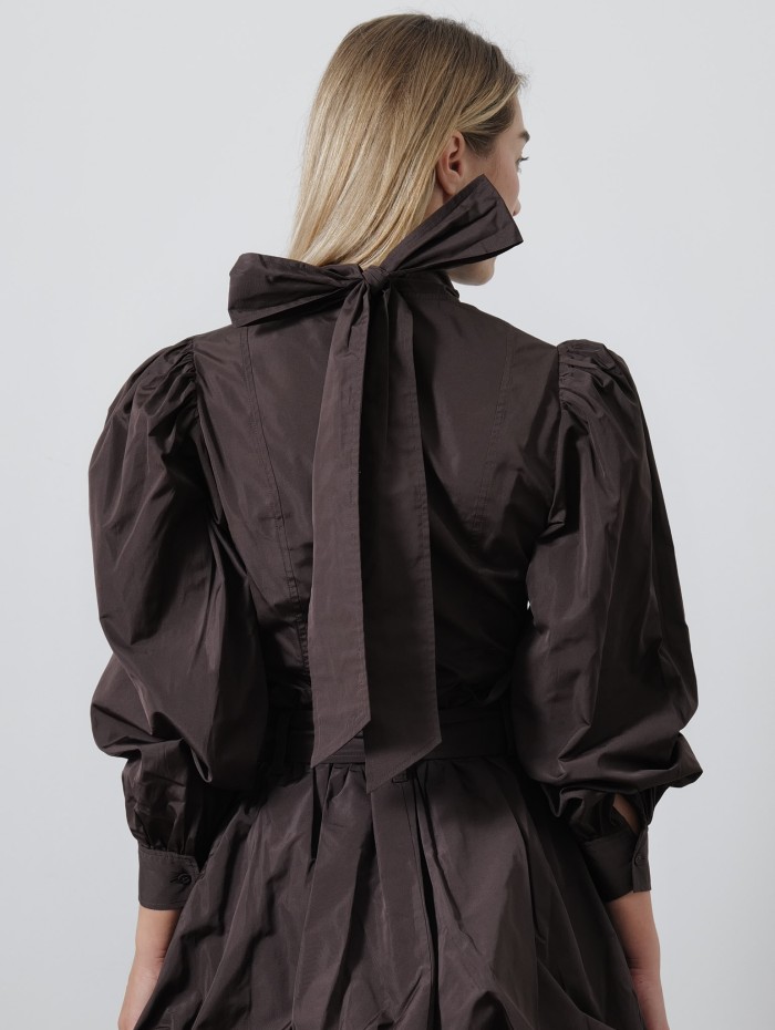 Blouse - Giorgia silk neck tie - Ulla johnson