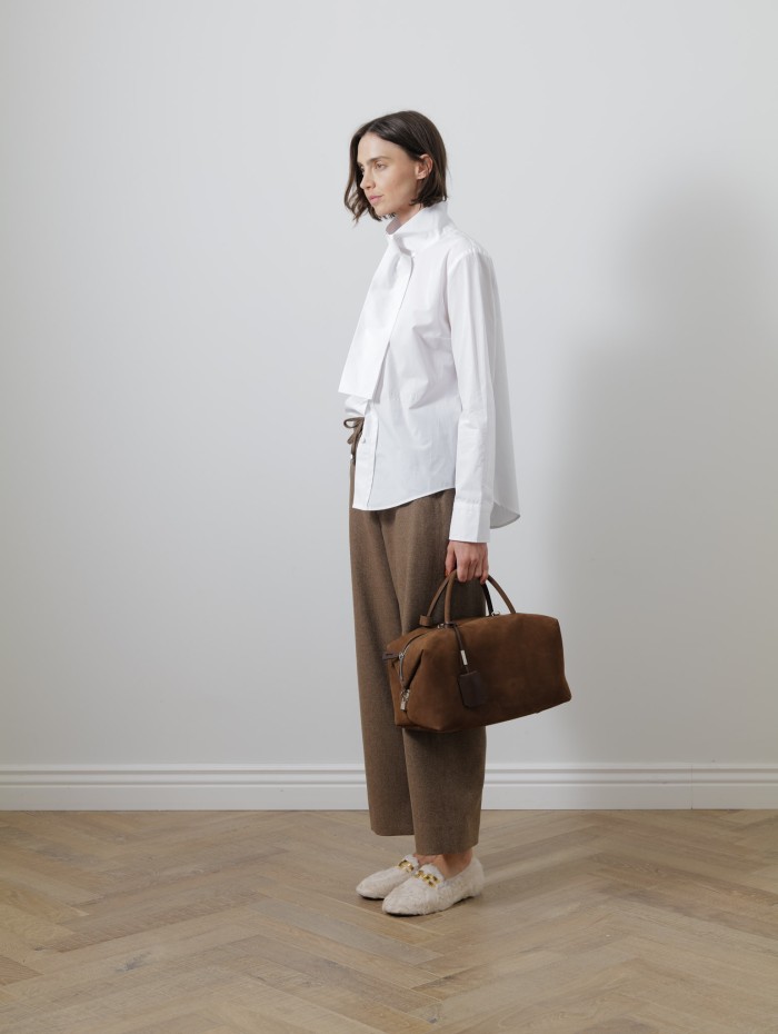 Chemise - Ascot collar - Patou