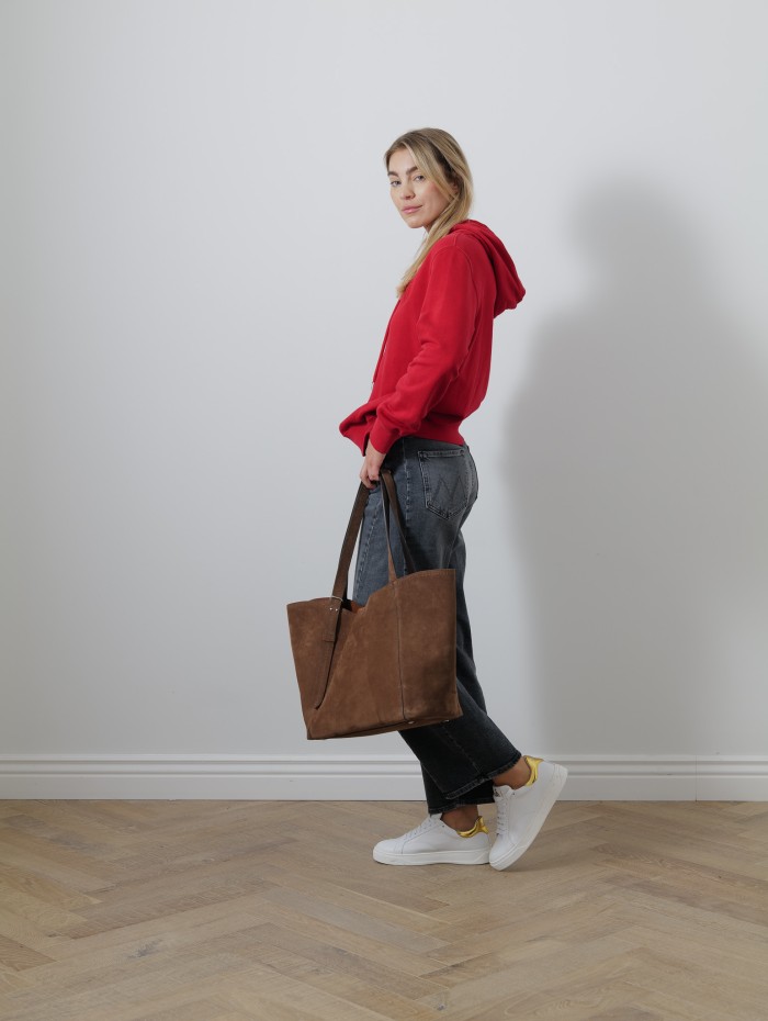 Hoodie à capuche rouge