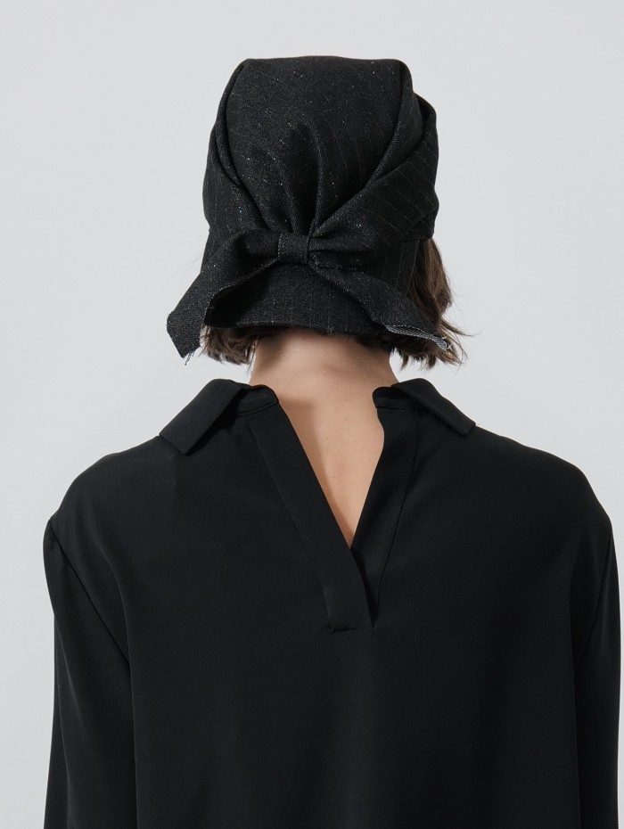 Chapeau - Bella lurex stripe - Maison Michel