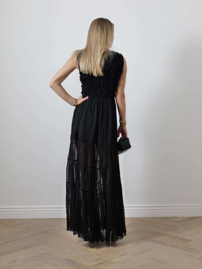 Robe à smocks - Verona silked - Ulla Johnson