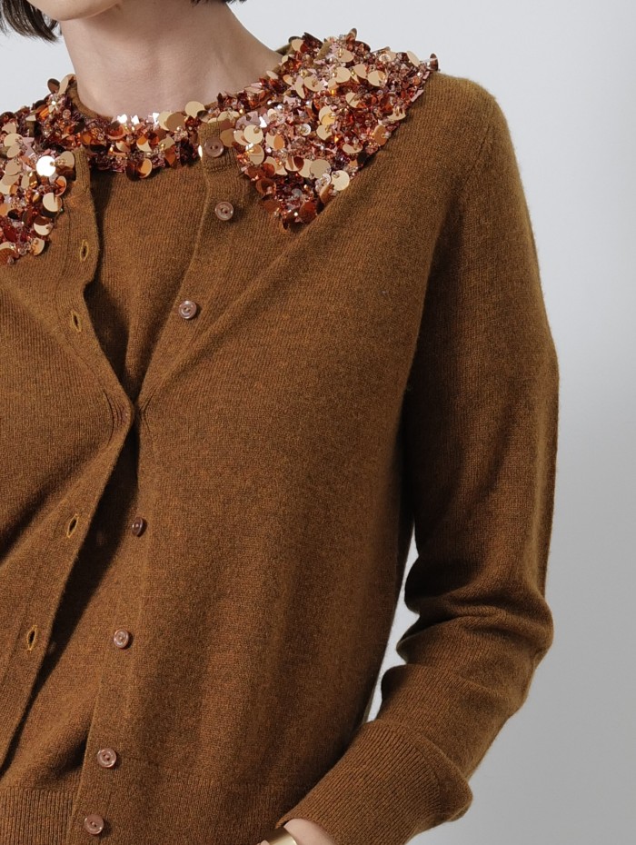 Cardigan cachemire - Margaux embroidered - Ulla Johnson