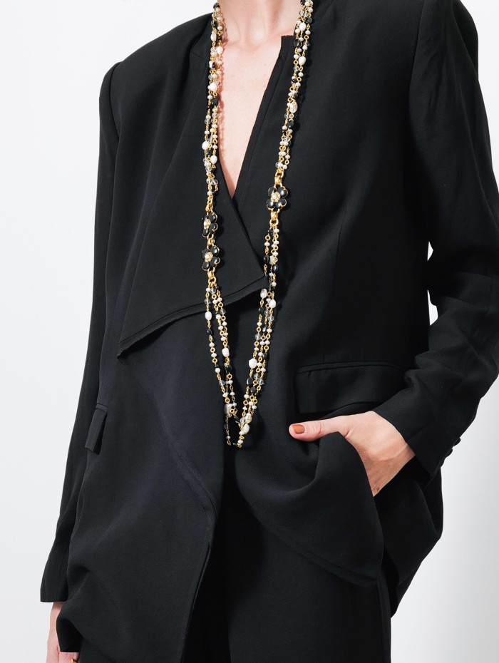 Veste tailleur - Elea draped front jacket - Ulla Johnson