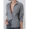 Chemise grise - Ruby - Andrea Lev - Mademoiselle Pearl