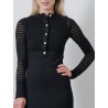 Cardigan - Mailles ajourées - Lanvin
