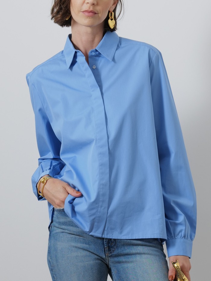 Chemise bleu - Loulou - Andrea Lev