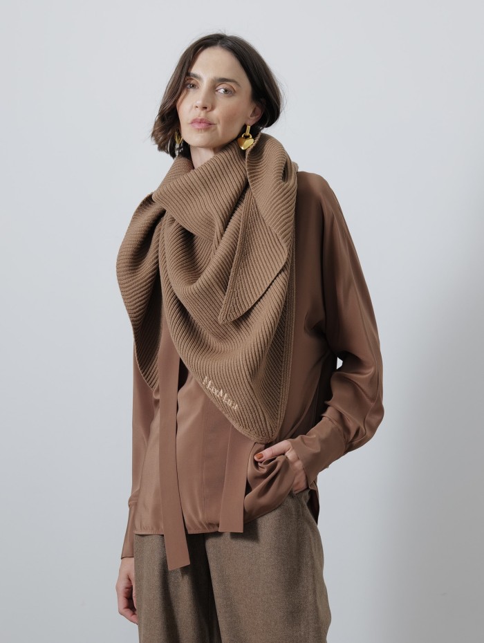 Echarpe camel - Girotta - Max Mara