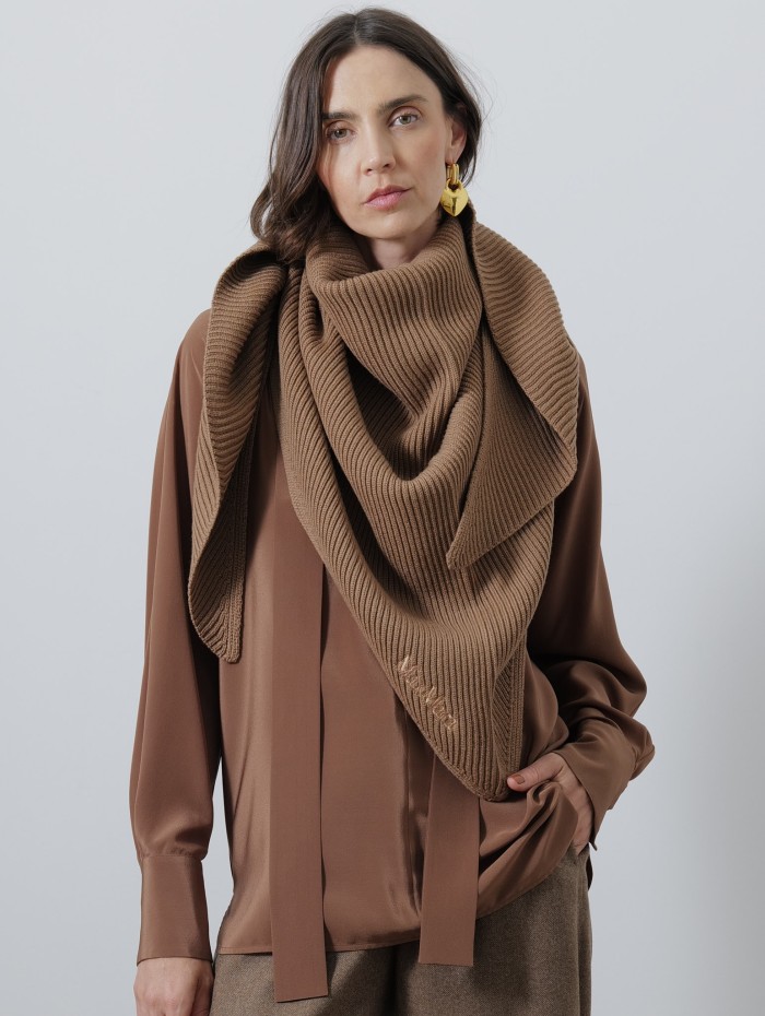 Echarpe camel - Girotta - Max Mara