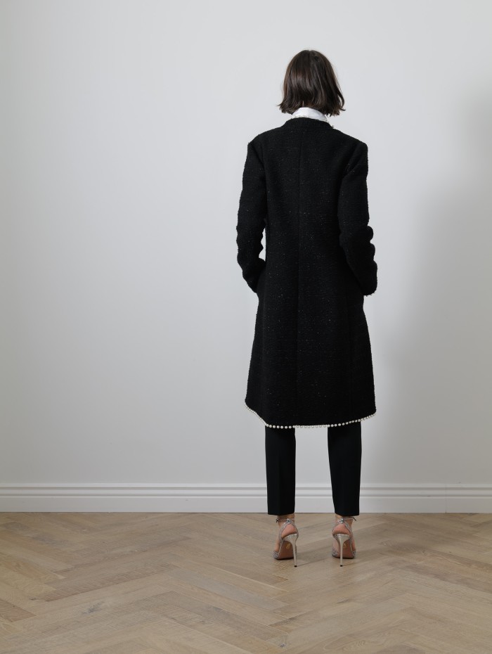 Boutique Pearl - GIAMBATTISTA VALLI Manteau orné de perles