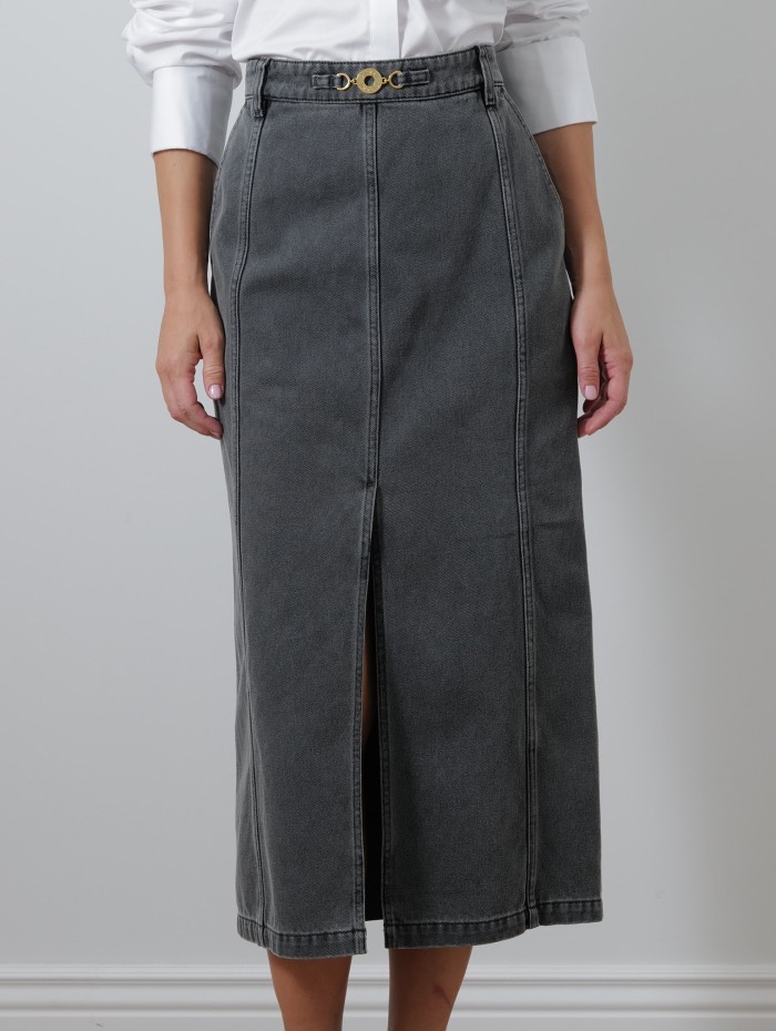 Jupe longue en jean - Patou - Mademoiselle Pearl