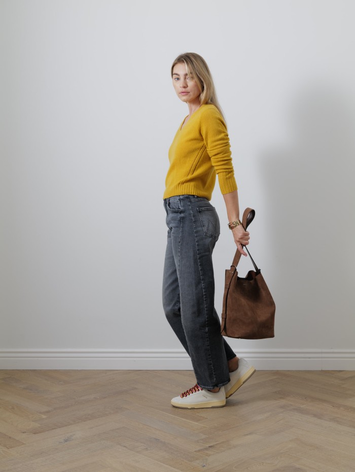 Pull cachemire jaune - Mario - MAX MARA - Pull femme chic