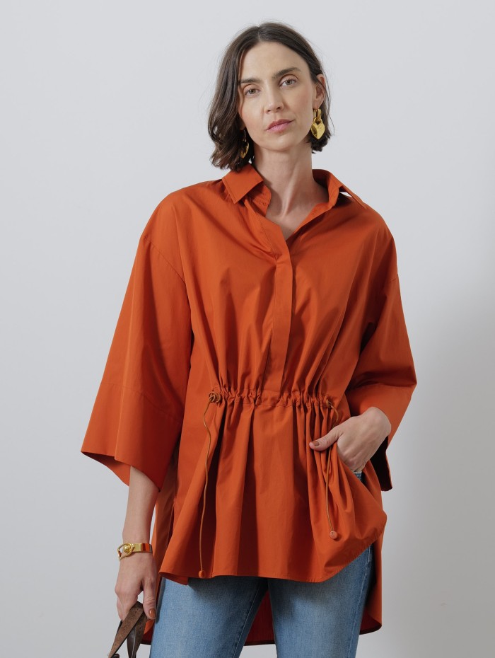 MARCH CHEMISE MC LIEN A LA TAILLE