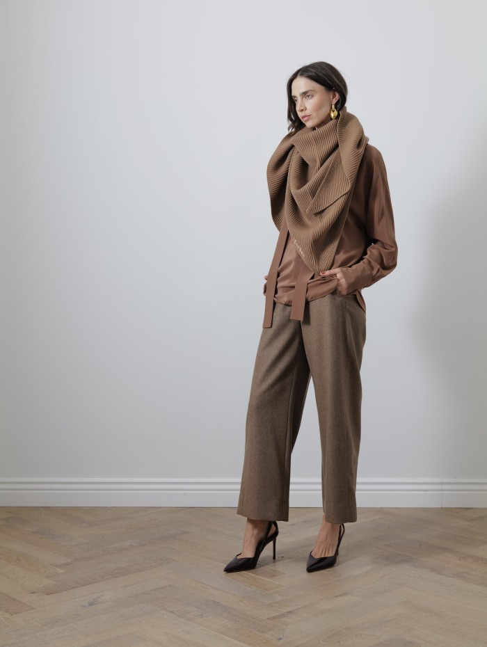 Echarpe camel - Girotta - Max Mara
