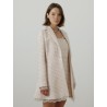 Redingote rose pale en tweed de chez Giambattista Valli