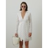 Boutique Pearl - GIAMBATTISTA VALLI Robe blanche en dentelle