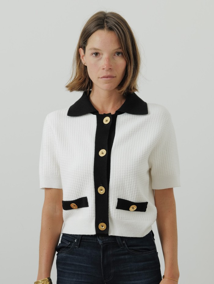 Mademoiselle Pearl - Gilet sans manche Patou