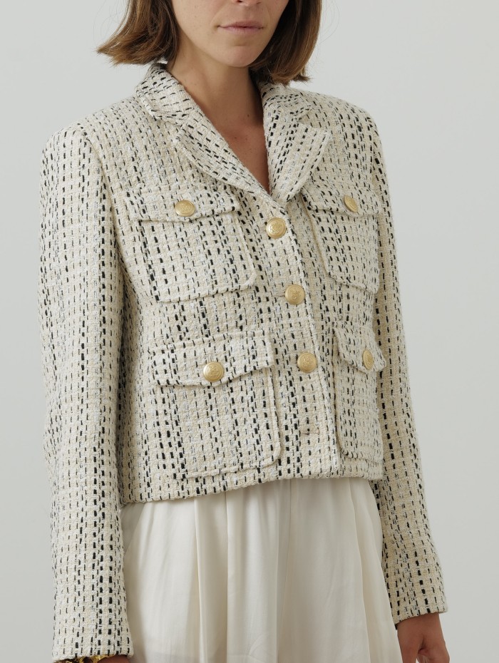 Mademoiselle Pearl - DMN RITA VESTE COURTE TWEED