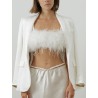Bralette à plumes - Fanny - Love Stories - Mademoiselle Pearl