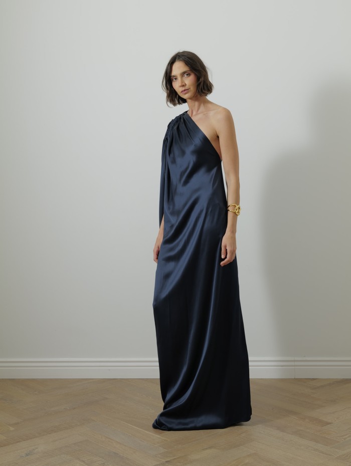Robe longue - Satin - Maison Rabih Kayrouz