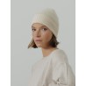 Bonnet à revers - Blanc cassé