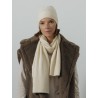Bonnet à revers - Blanc cassé