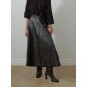 Jupe midi - Cuir - Rohe