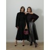 Jupe midi - Cuir - Rohe