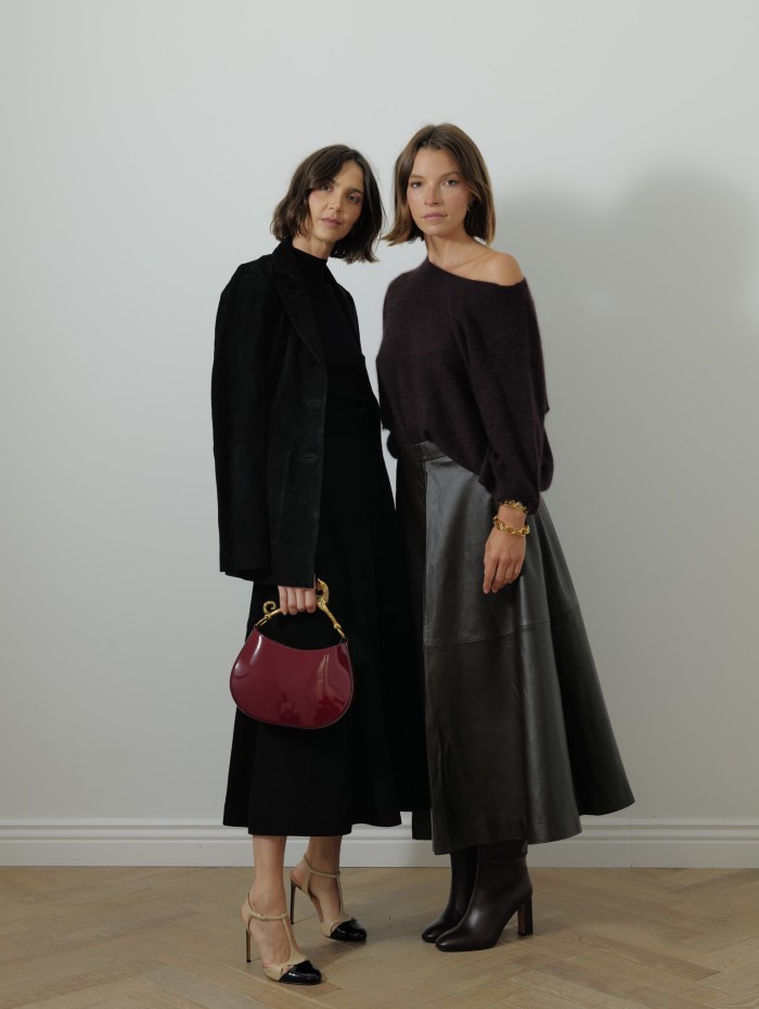 Jupe midi - Cuir - Rohe