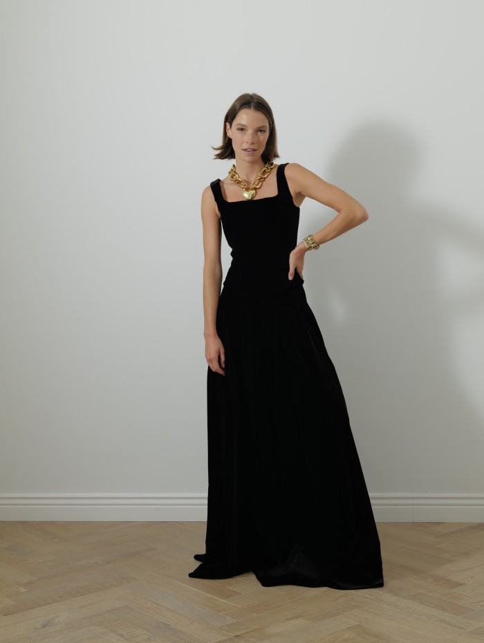 Bustier en velours - Baden - Maxmara