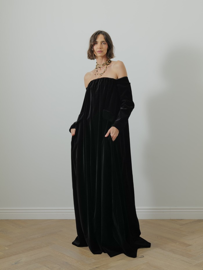 Robe velours longue - Bernard - Max Mara