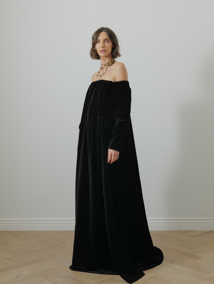 Robe velours longue - Bernard - Max Mara