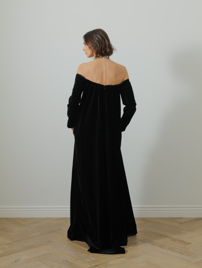 Robe velours longue - Bernard - Max Mara