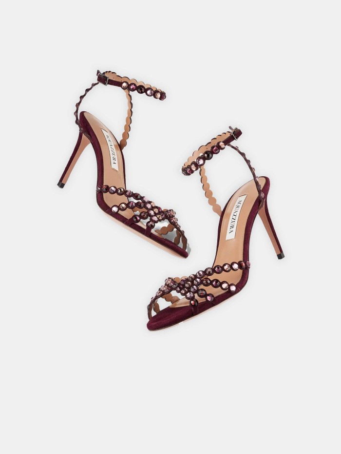 Sandales à cristaux - Tequila 85 - Aquazzura