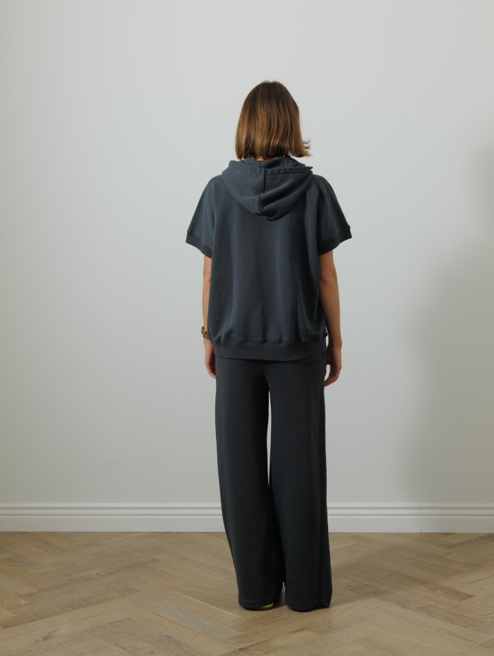 Sweat à capuche - Gris - Majestic Filatures